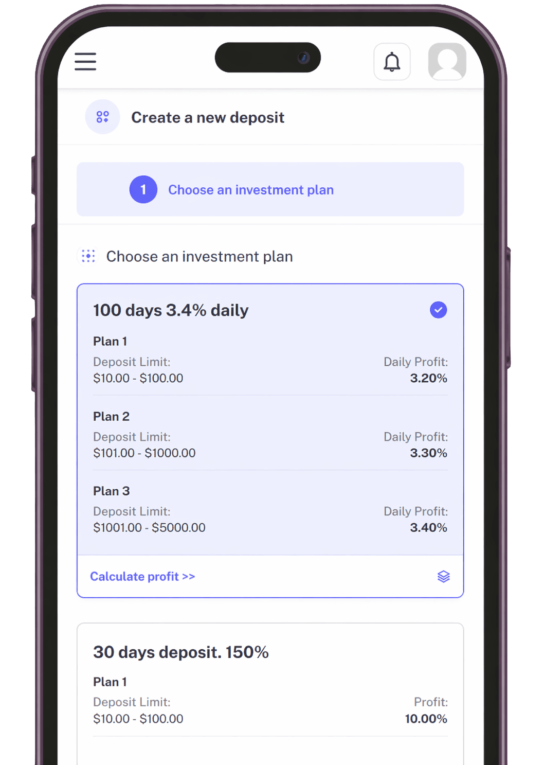 App Mobile preview